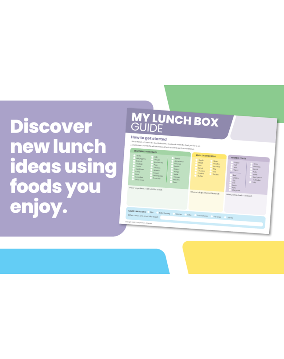 My Lunch Box Guide Activity