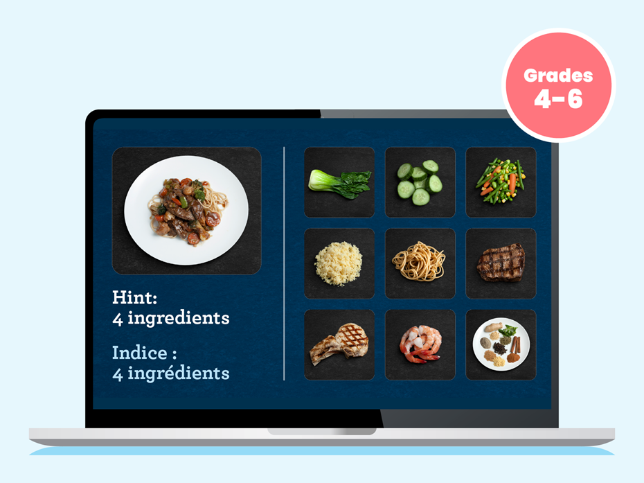 Food Picture Cards Grades 4-6 Digital Activities 